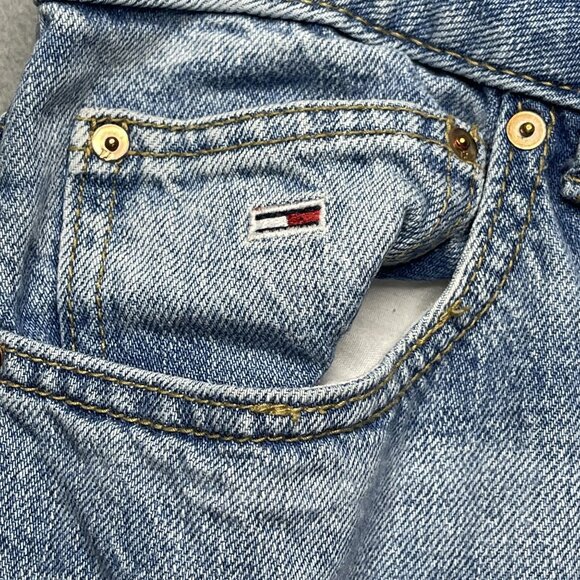 Tommy Jeans Womens Light Wash Denim Straight Leg Jeans Size 16 - Picture 2 of 9